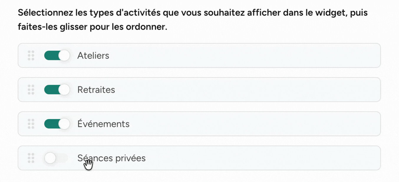 Add Private Sessions to Activity Widget_FR