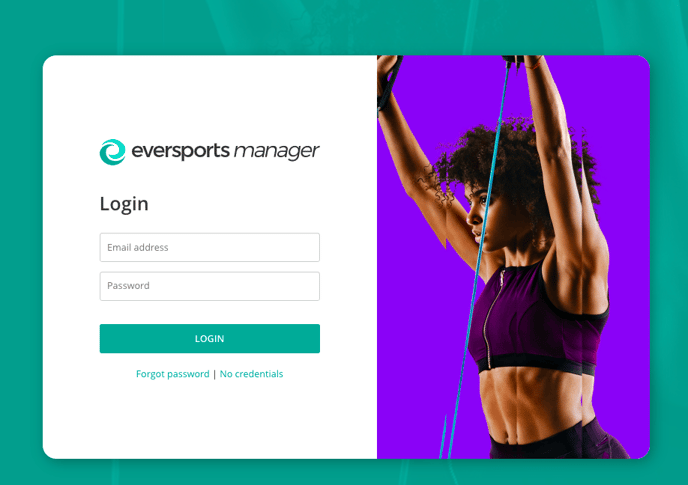 Login to the Eversports Manager