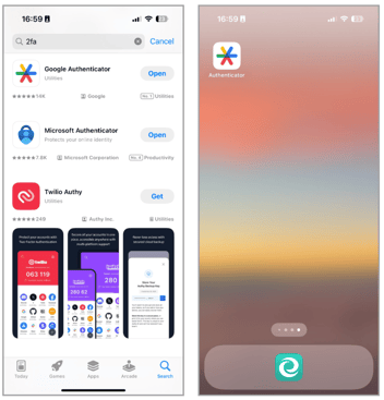 MFA - Step1 Download App