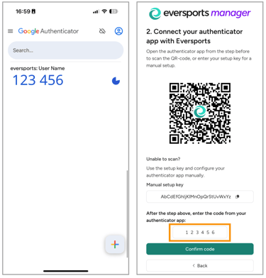 MFA - Step3 Verify Code Mobile