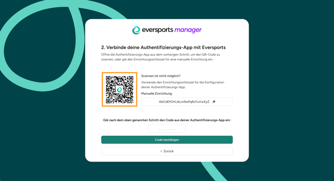 MFA - Step2a QR-Scan