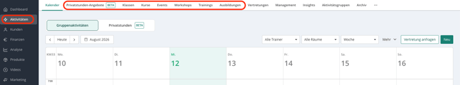 Manager_Übersicht Aktivitätstypen