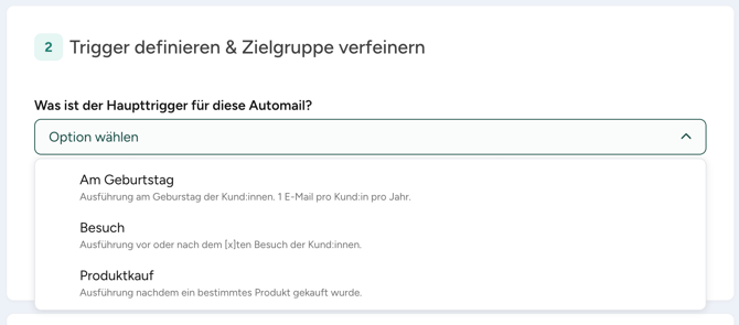 Automation trigger - all triggers