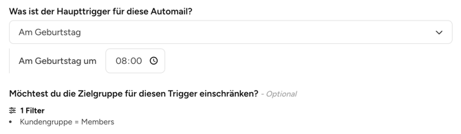 Automation trigger - birthday 2