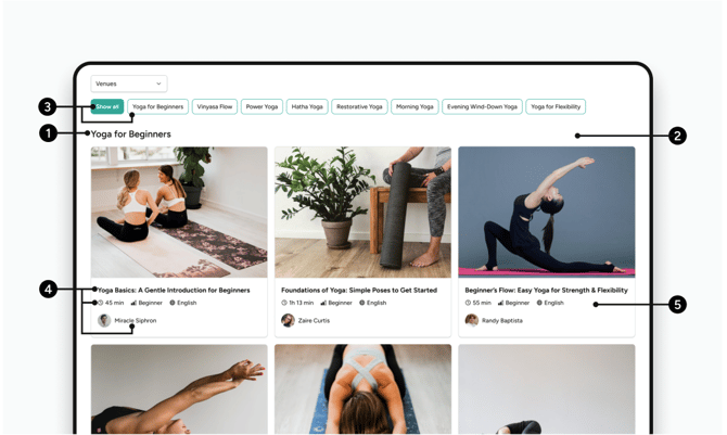 Videos color mapping