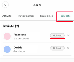 richiesto